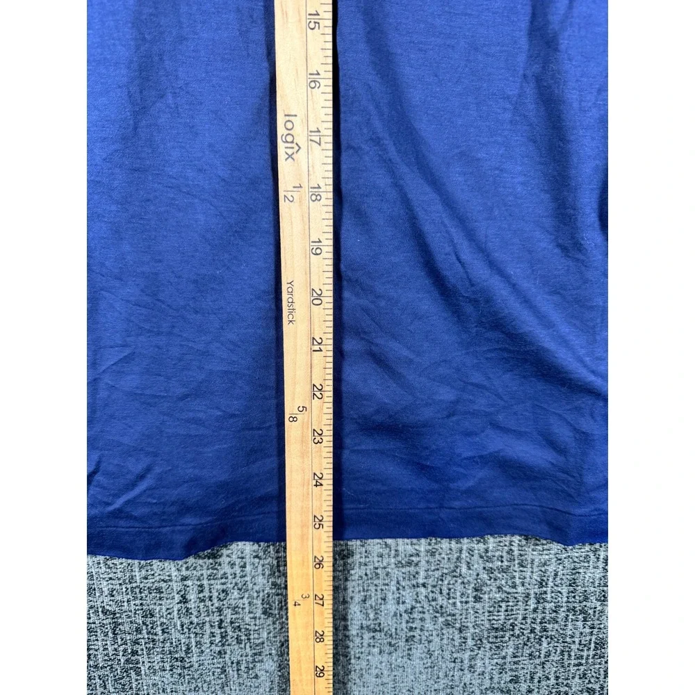 Polo Ralph Lauren Mens Long Sleeve T-Shirt Navy Blue Classic Fit Pony Logo M